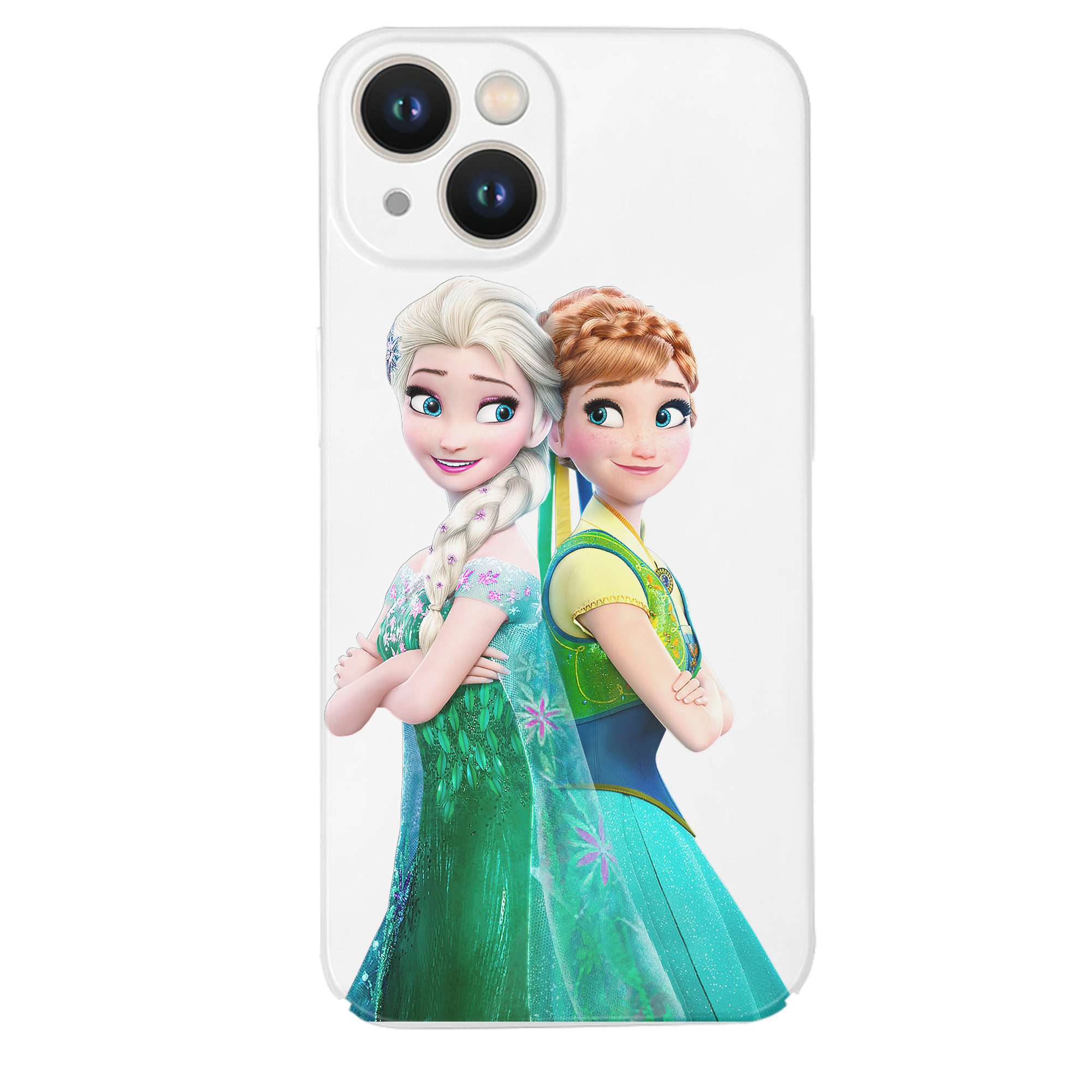 （画像用） アナと雪の女王 アンナ エルサ Frozen Anna Elsa 【iPhone 14シリーズ対応】ハードケース